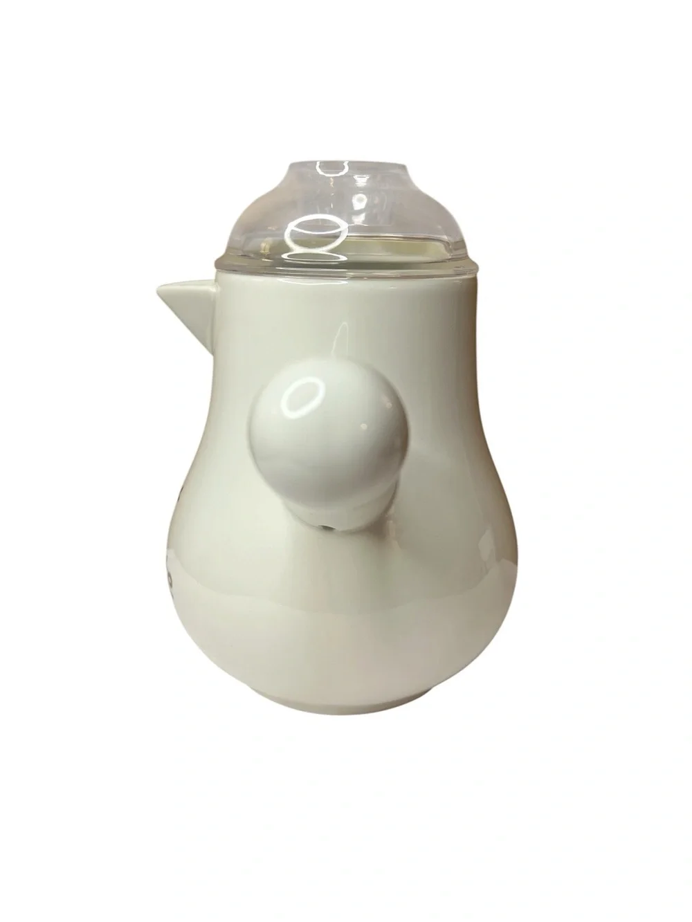 Williams Sonoma Hot Chocolate Maker Bonjour Ceramic Pot Pitcher Gourmet